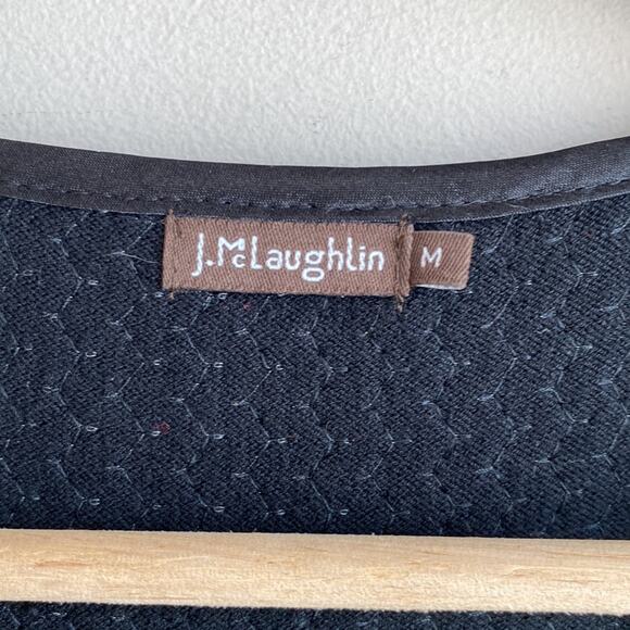 J. McLaughlin Sequin Tank top Shell black M Going out Top - Picture 2 of 7